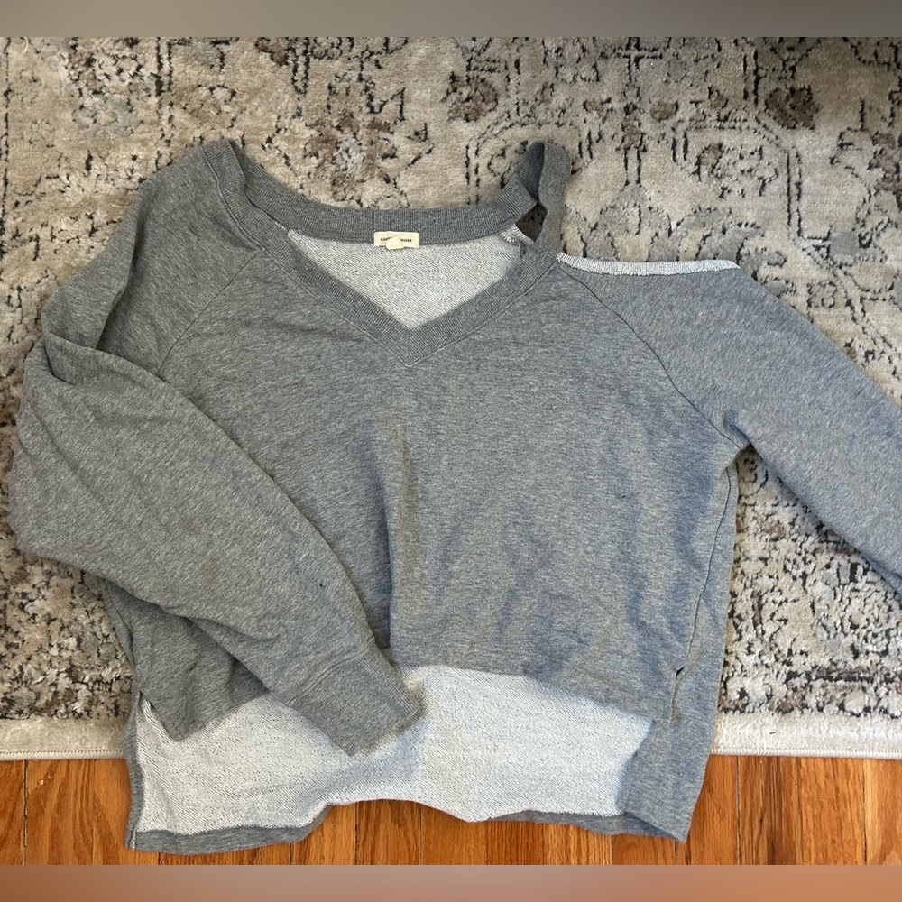 Lightweight gray sweatshirt